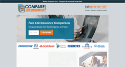 Desktop Screenshot of comparelifeinsurance.com