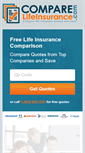 Mobile Screenshot of comparelifeinsurance.com